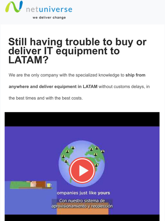 The specialists delivering IT equipment to LATAM