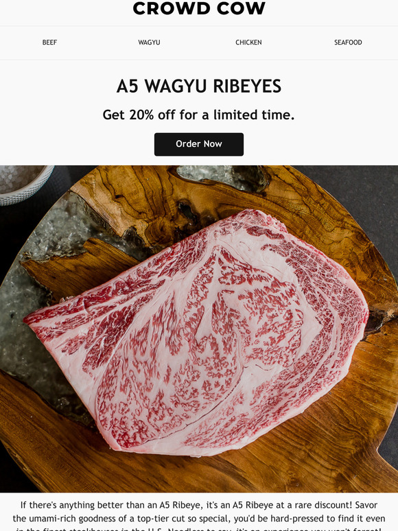 The never-on-sale steak... is ON SALE NOW!