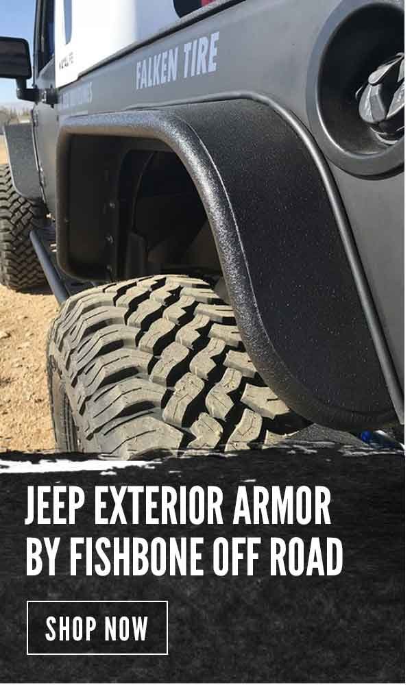 Jeep Exterior Armor by Fishbone Off Road