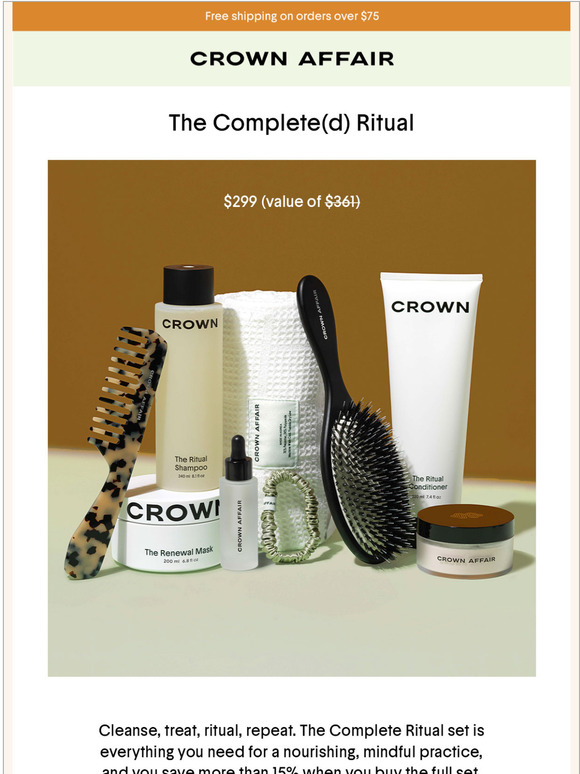 Crown Affair Complete Your Ritual Milled