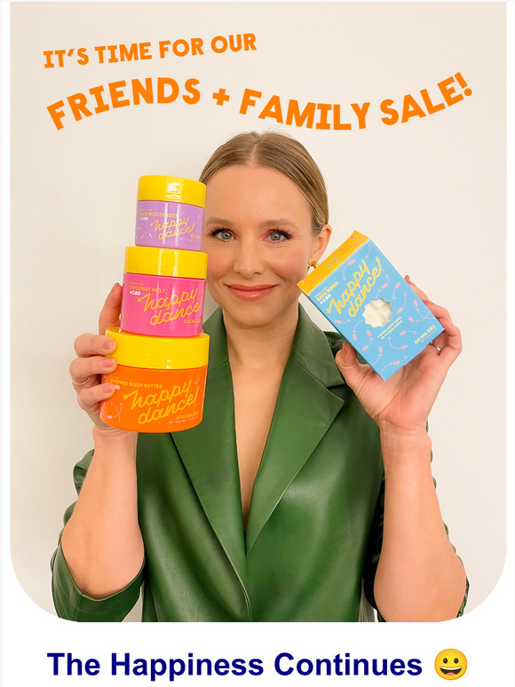 Friends & Family Sale Save 25%