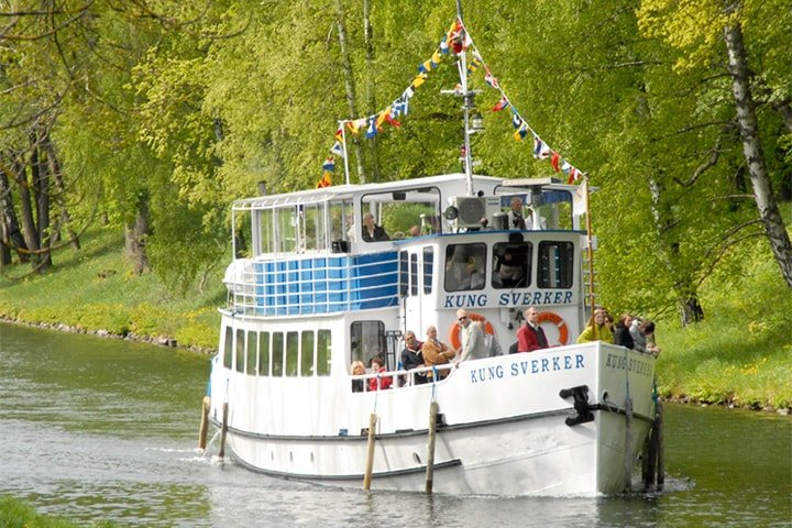 Göta kanal kryssning t/r Motala inkl. boende, lunch & tvårättersmiddag