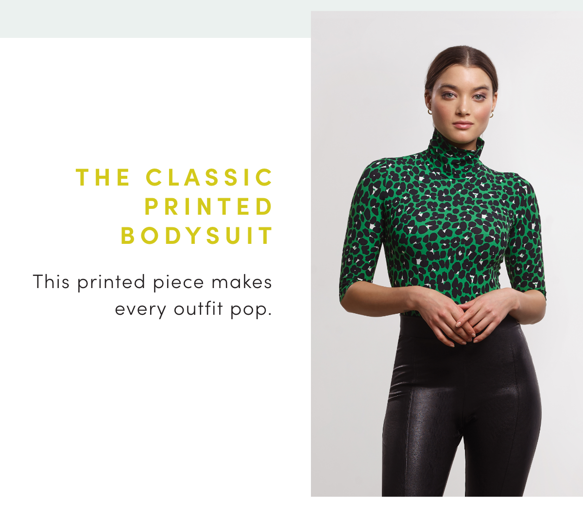 The Classic Printed Bodysuit