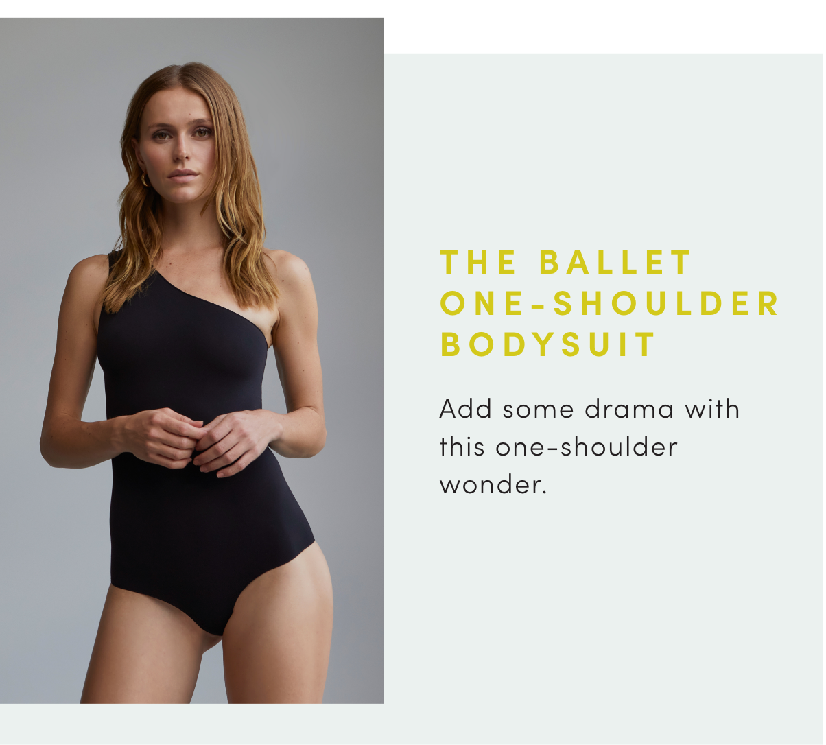 The Ballet One-Shoulder Bodysuit