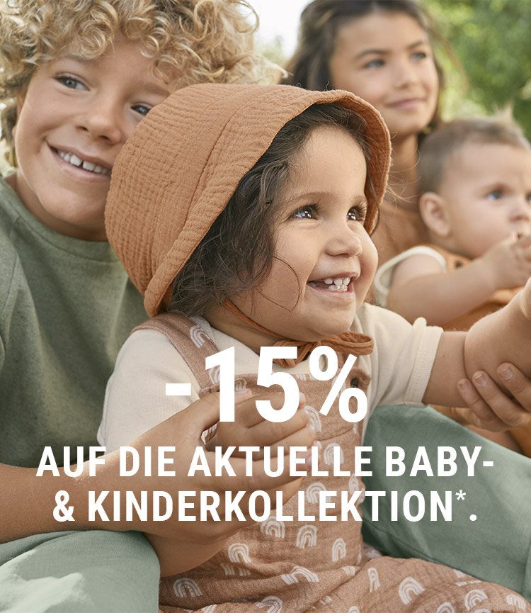 -15% AUF DIE AKTUELLE BABY- & KINDERKOLLEKTION* MIT DEM CODE KIDS22