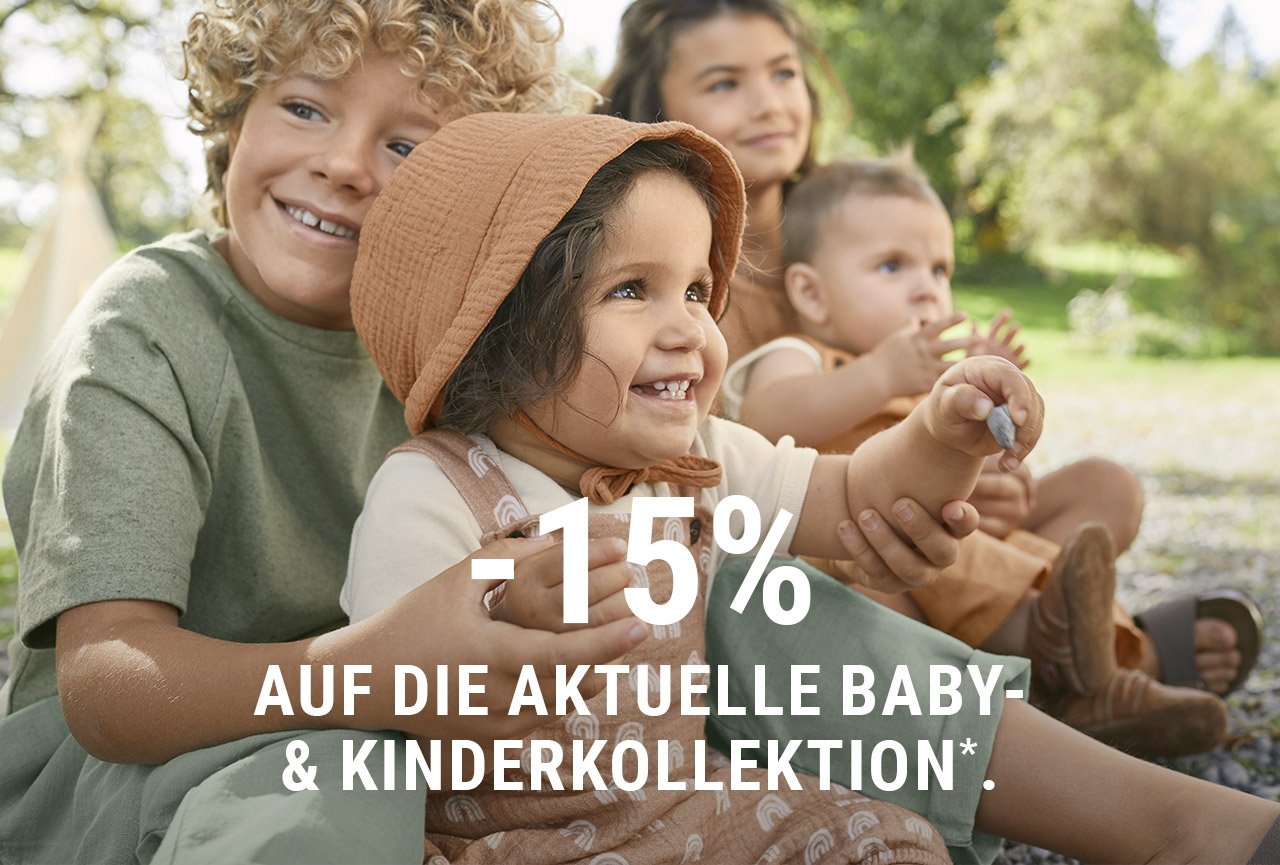 -15% AUF DIE AKTUELLE BABY- & KINDERKOLLEKTION* MIT DEM CODE KIDS22