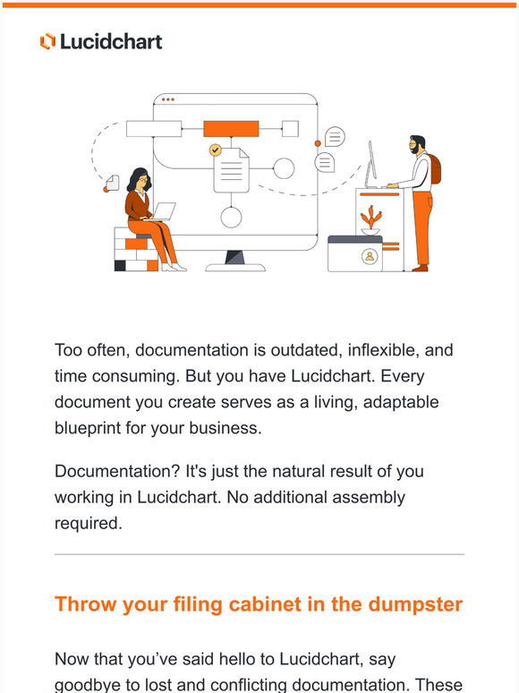 Documentation left, right, and centralized