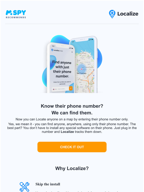 Find out where they are anonymously