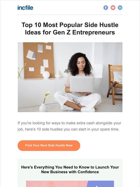 Top 10 Most Popular Side Hustle Ideas for Gen Z Entrepreneurs (plus our DIY Startup Guide)