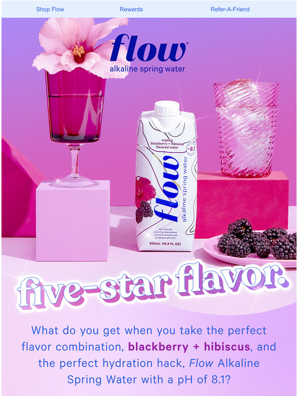 Flow Hydration All water tastes the same? Milled