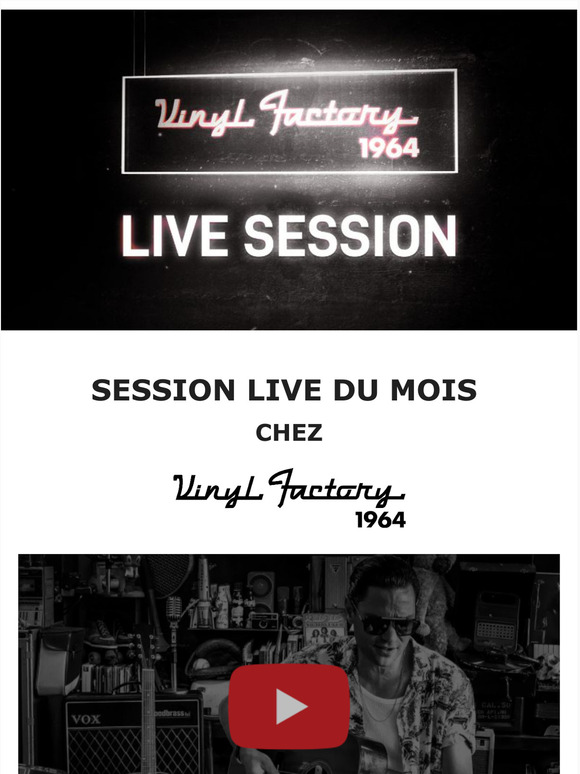 SESSION LIVE : Gaspard Royant chez Vinyl Factory 