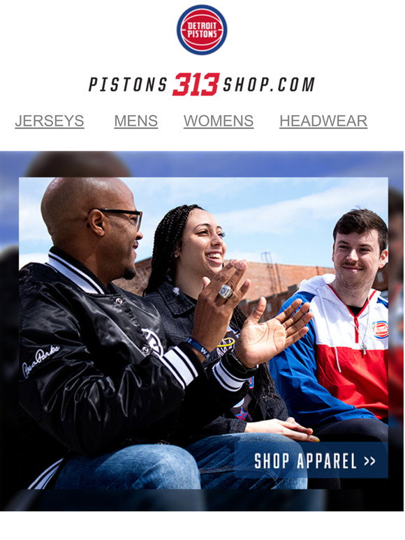 Men's Apparel  Pistons 313 Shop