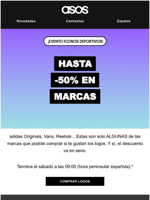Asos - ecommerce CPS: Hasta -50% en marcas! | Milled