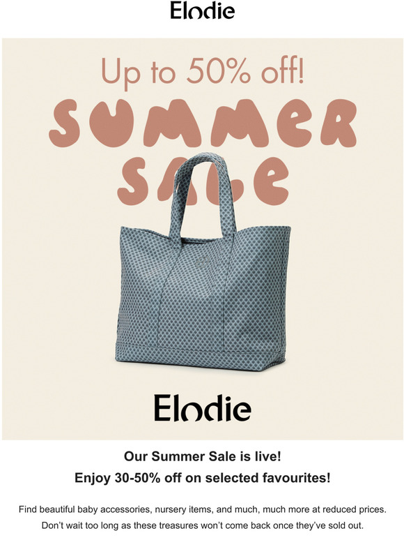 SUMMER SALE STARTS NOW - Up to 50% off!