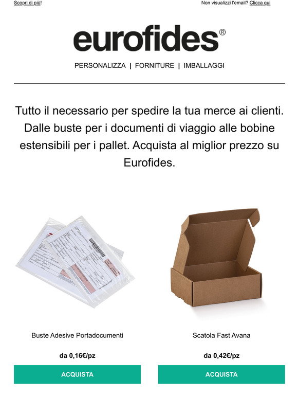 Eurofides: Nuove Buste Regalo Natalizie | Milled