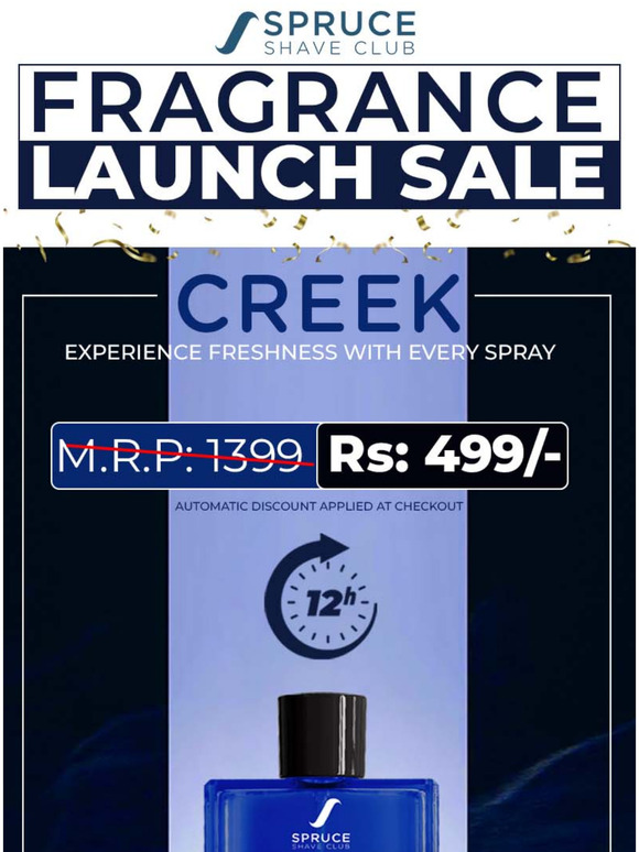This offer has a timer, but the Fragrance is LONG-LASTING!! Grab the freshest of the season at a Special Launch Price