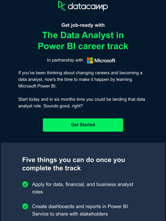 DataCamp: Become a data analyst today! | Milled