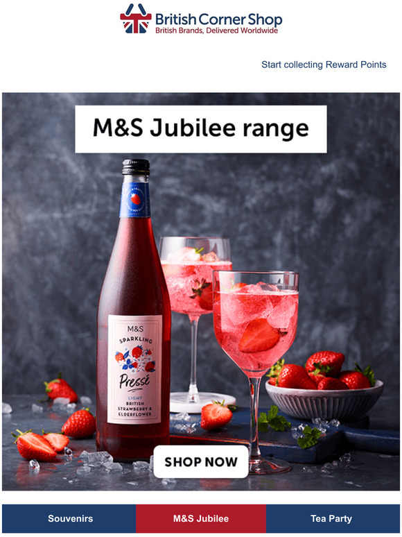 British Corner Shop (US) Hurry our M&S Platinum Jubilee products are selling our fast Milled