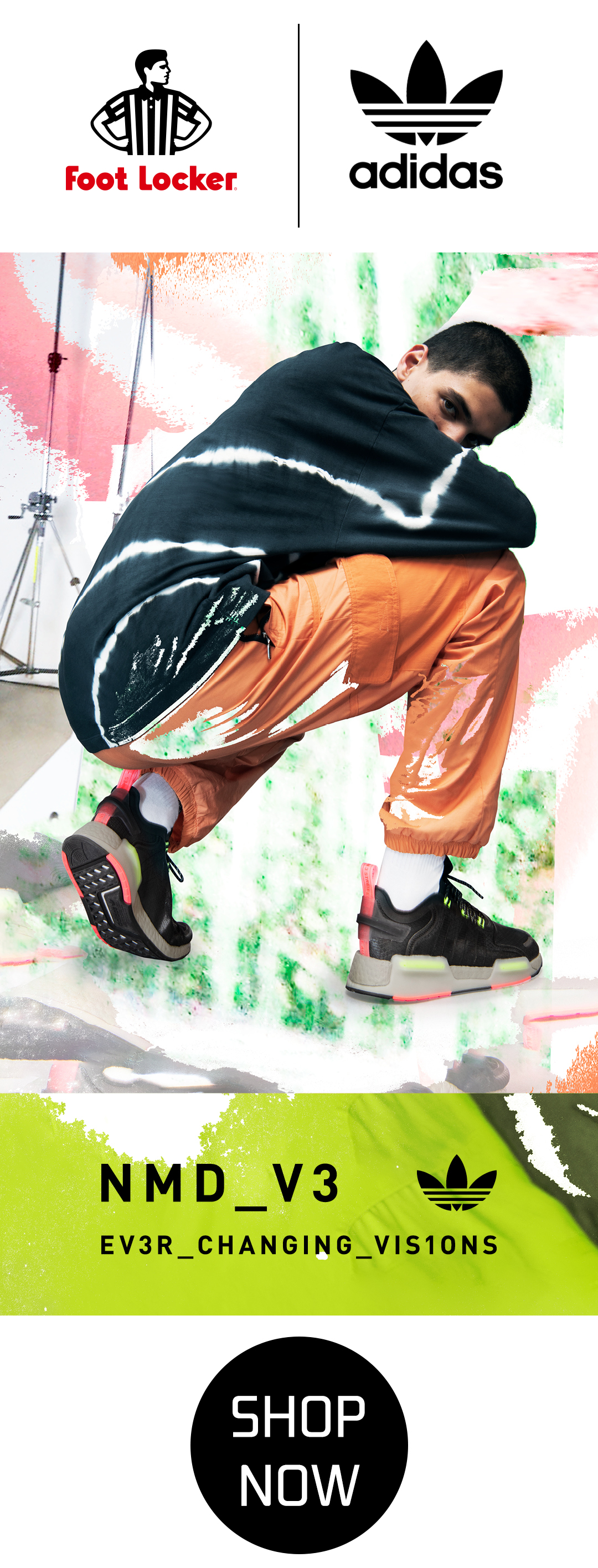 Foot Locker UAE UPDATED. REIMAGINED. GLITCHED Milled