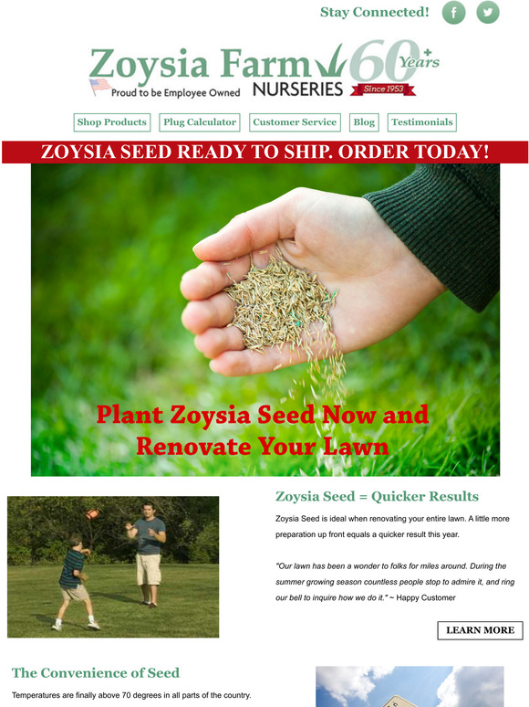 Zoysia Farms Get Ready for Zoysia Seed Planting Milled