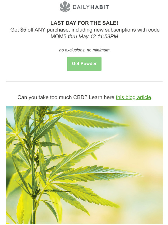 $5 off all orders