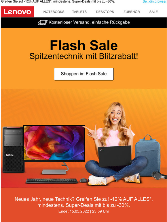  Flash Sale ist jetzt live