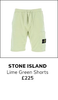 Stone Island, lime green shorts £225