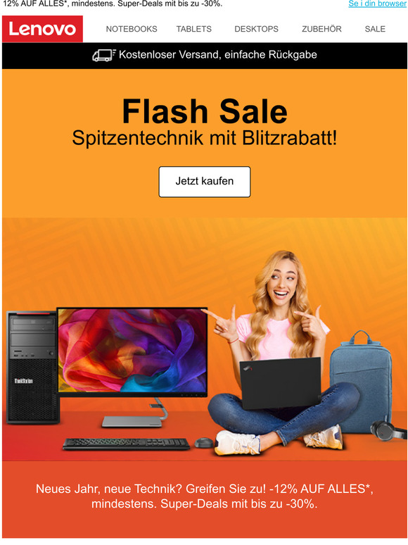 Jetzt im Flash Sale einkaufen!