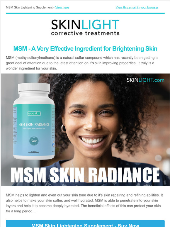 SKINLIGHT MSM Effective Skin Brightening Supplement For All Skin