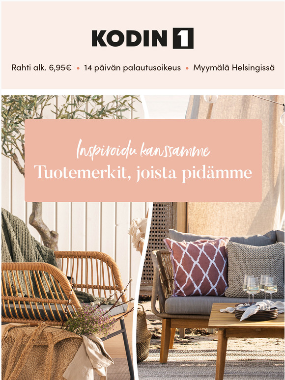 Tuotemerkkej, joista pidmme! 