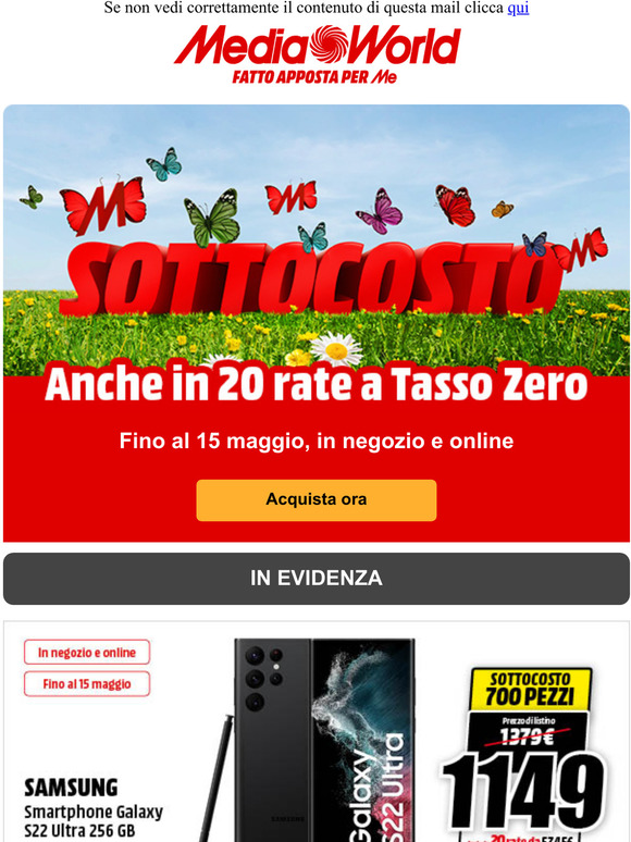  Ultimi giorni di SOTTOCOSTO da non perdere