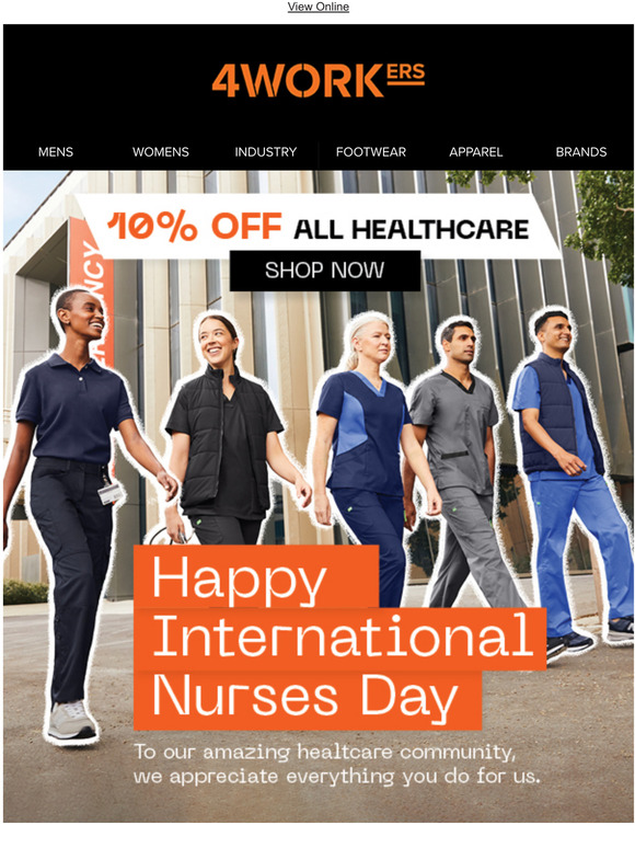 Happy INTL Nurses Day! Celebrate with 10% Off Scrubs