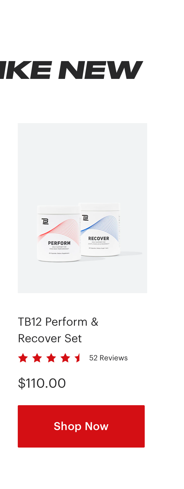TB12 Perform & Recover 
