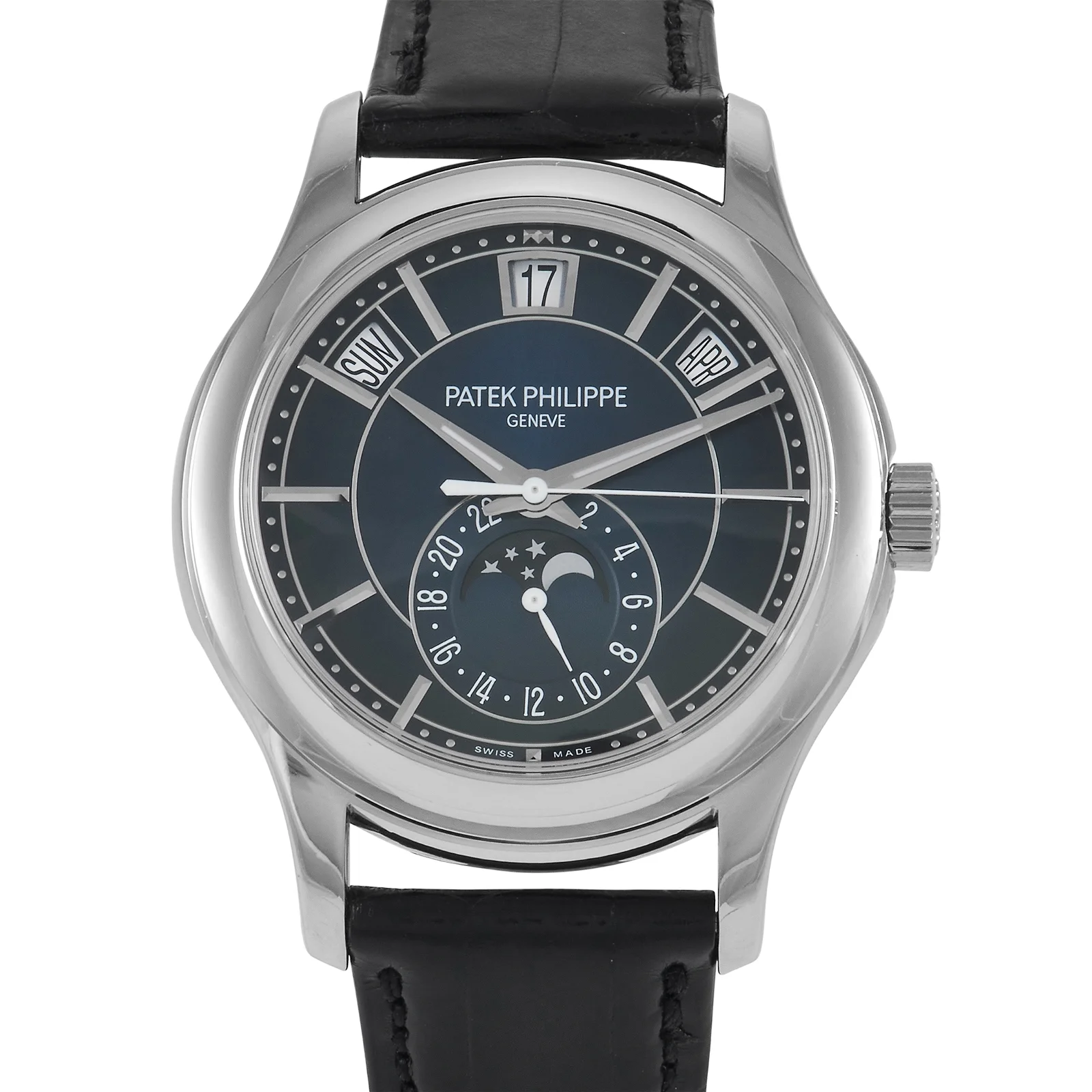 Patek Philippe Complications Moon Phase Watch 5205G-013