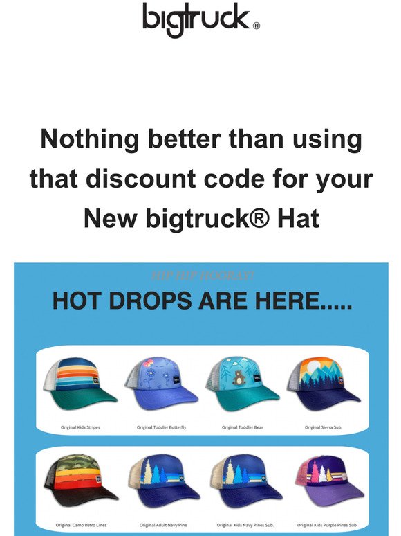 Use your Discount Code on a New Hot Drop