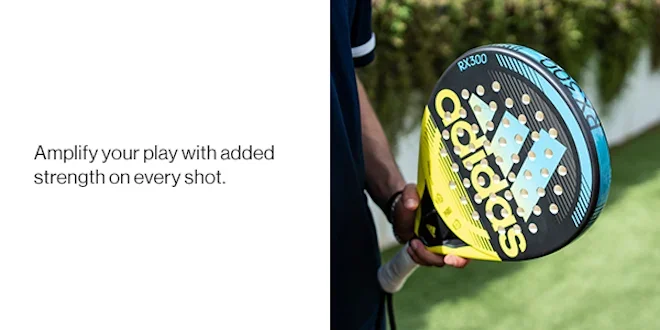 Amplify your play with added strength on every shot.