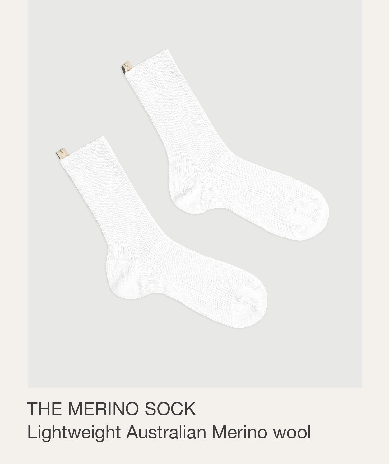 The Merino Sock. Lightweight Australian Merino Wool
