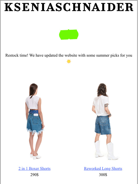 KSENIASCHNAIDER Restock