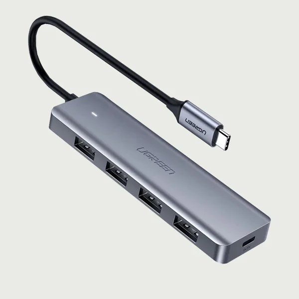 UGREEN USB C Hub 4 Ports USB Type C to USB 3.0 Hub Adapter with Charging Port
