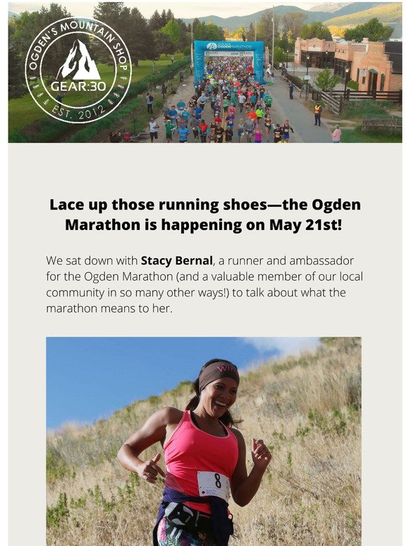 "Running the Ogden Marathon changed my life"