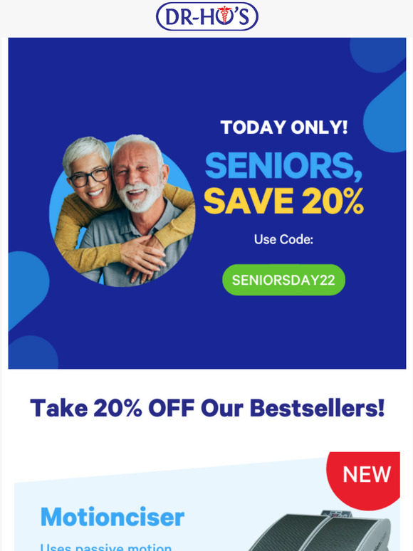  One Day Only Flash Sale! 20% OFF ALL DR-HO'S Products!