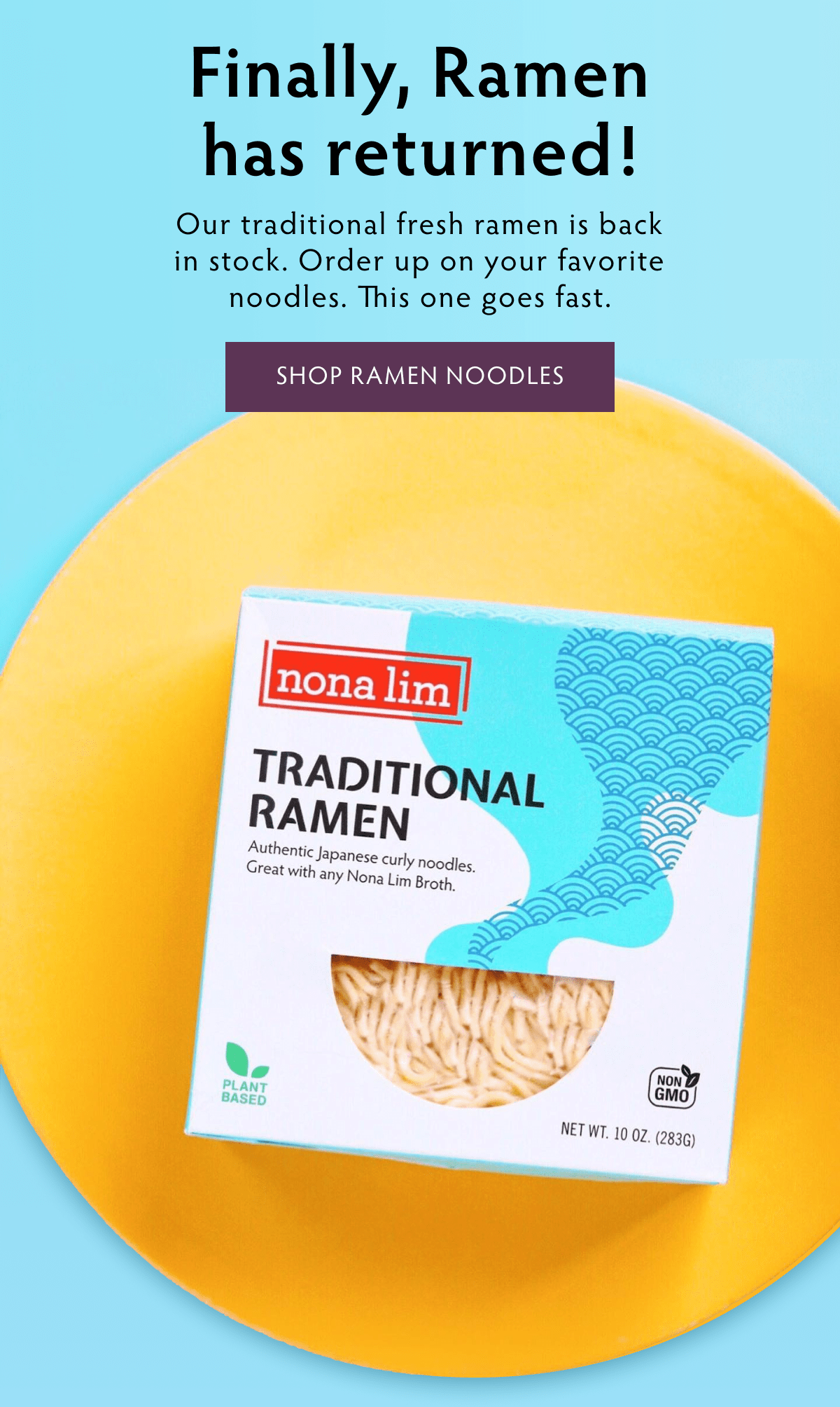 Buy Fresh Ramen Noodles: For Any Recipe, Non-GMO – Nona Lim