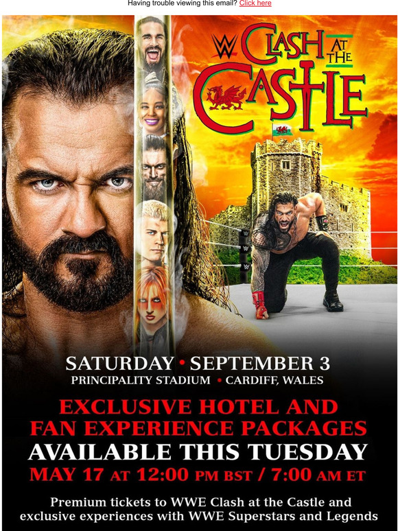 WWE Shop Hotel and Fan Experience Packages Available Tuesday for WWE