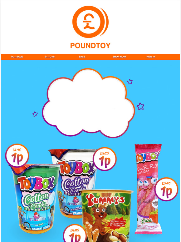 pound toy penny sale