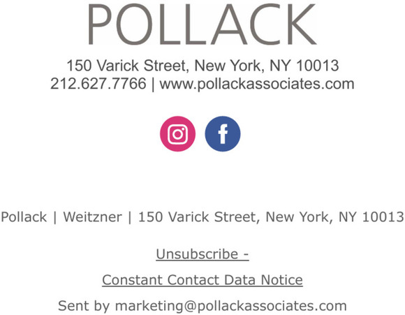 Pollack is a NYCxDesign Winner!
