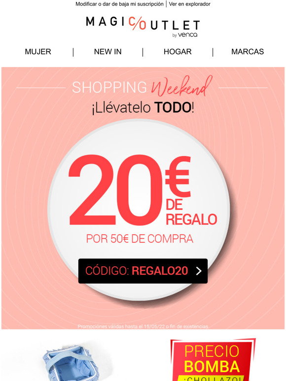 Magic Outlet: Ms, ms, ms! Envos gratis + -50%, -40%, -30% o -20% EXTRA |  Milled