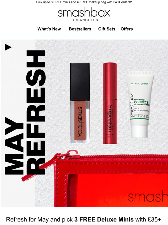 Smashbox free gift deals set on birthday