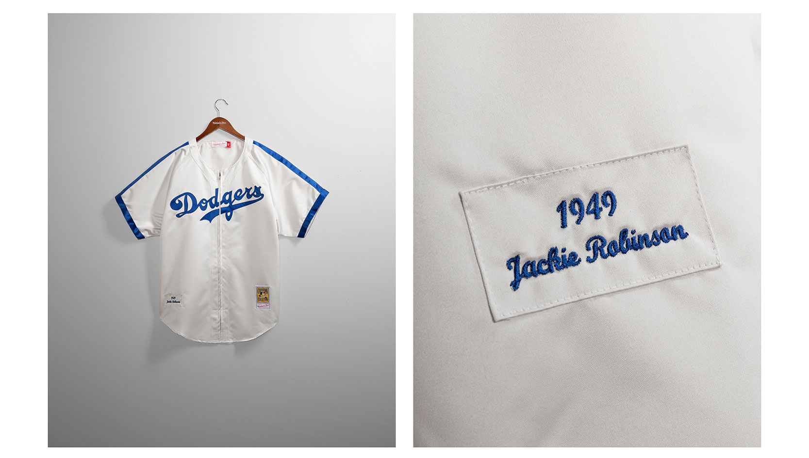 Mitchell & Ness: New Release, Jackie Robinson Satin Jersey