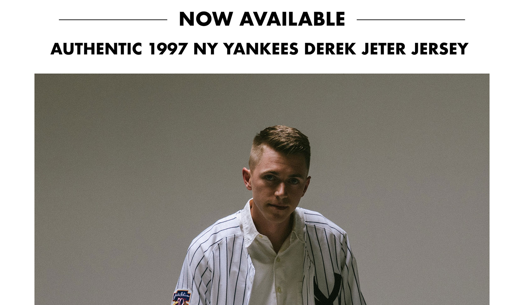 Derek Jeter New York Yankees Mitchell & Ness 1997 Cooperstown