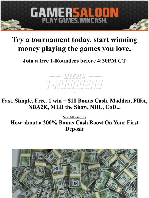 GamerSaloon  Make Money Playing Video Game Tournaments Online